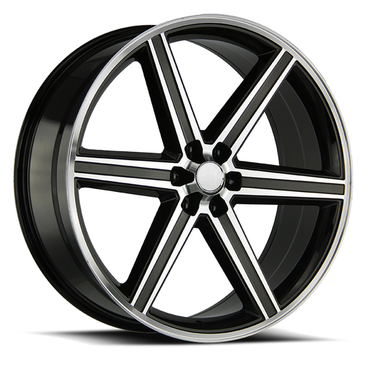 Strada Wheel Replicas IROC R148 22x9.5 13 6x139.7 Gloss Black Machined