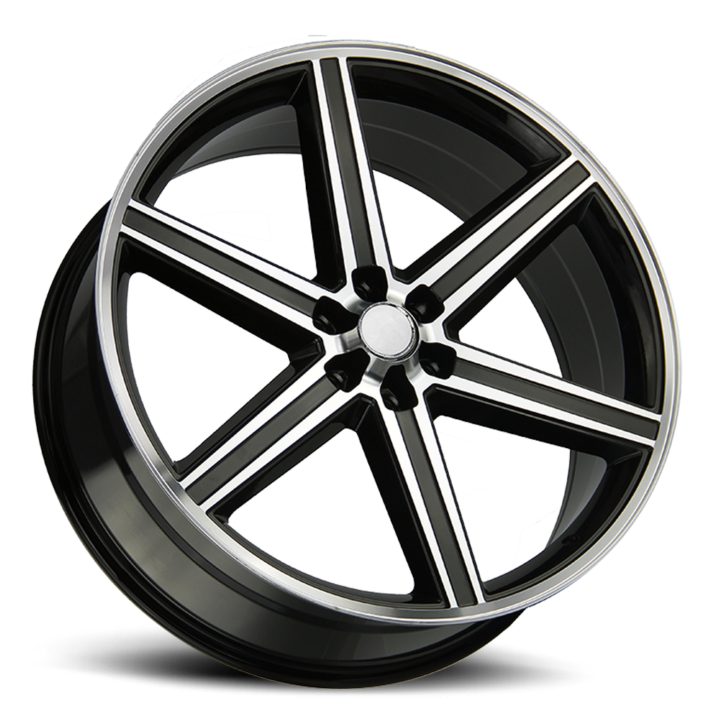 Strada Wheel Replicas IROC R148 24x10 13 6x139.7 Gloss Black Machined
