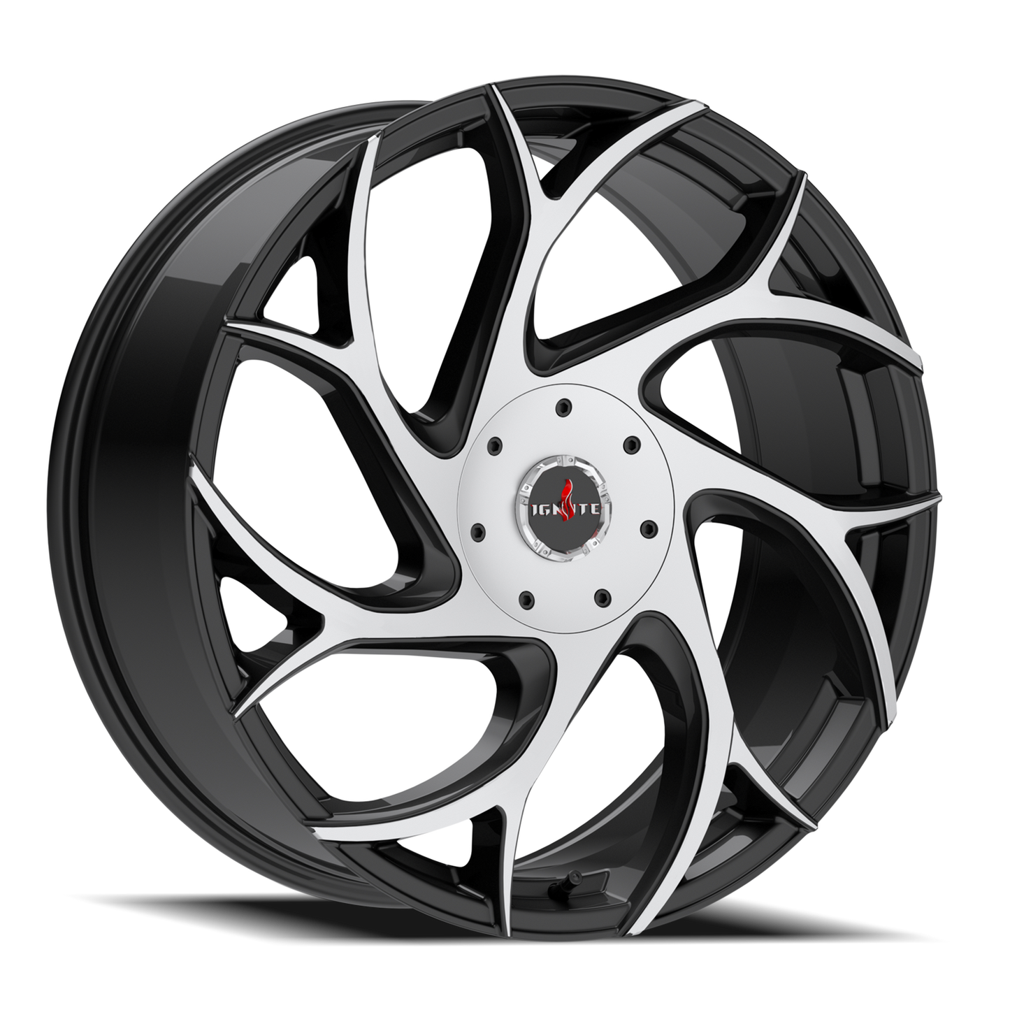 IGNITE G02 INFERNO 24X9.5 15MM 5X115/5X120 GLOSS BLACK MACHINED | G0249551615GBM
