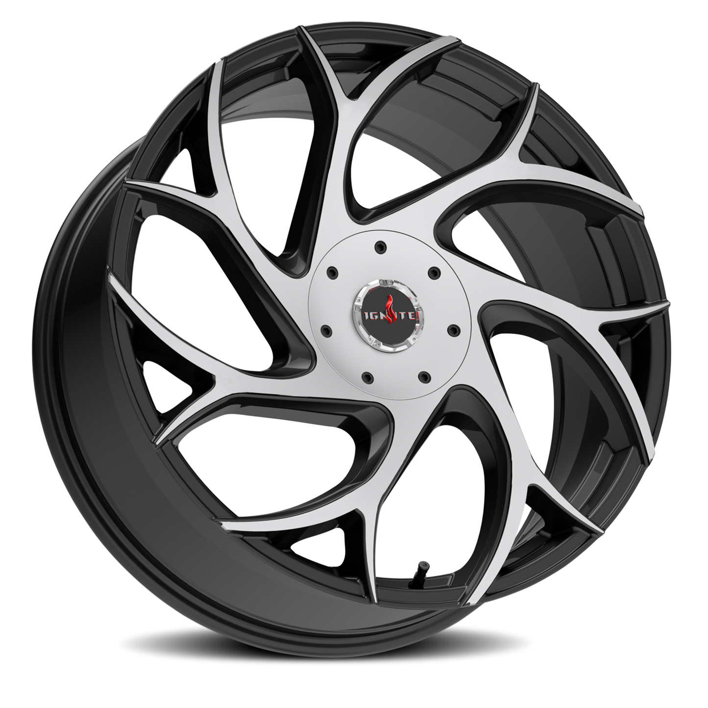 IGNITE G02 INFERNO 24X9.5 15MM 5X115/5X120 GLOSS BLACK MACHINED | G0249551615GBM