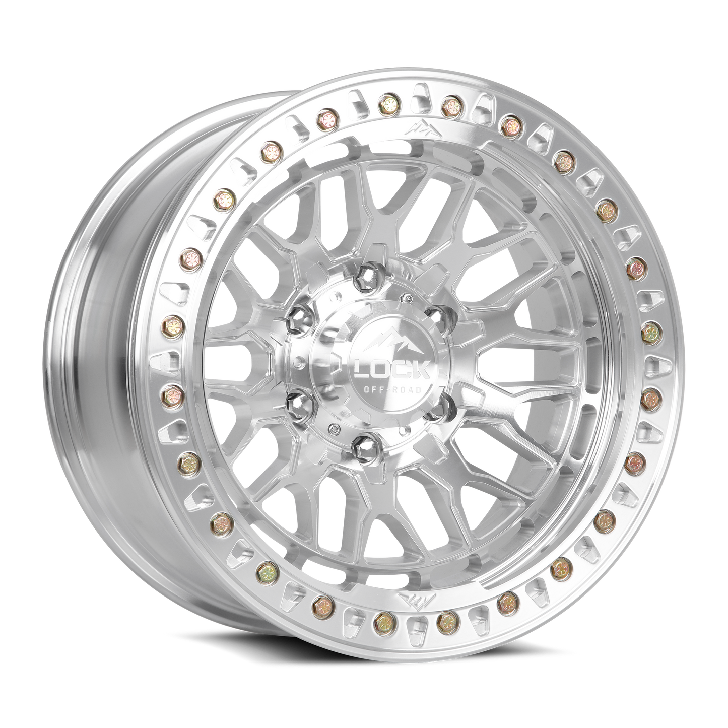 LOCK OFFROAD INVADER FORGED BEADLOCK 17X9 12 6X139.7 RAW MACHINE FORGED