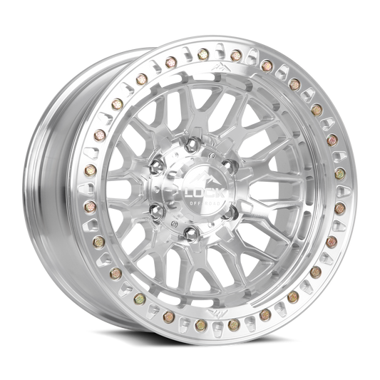 LOCK OFFROAD INVADER FORGED BEADLOCK 17X9 38 6X139.7 RAW MACHINE FORGED