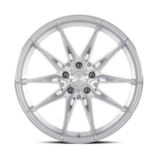 KATANA RACING KR10 20X8.5 40 5X120 GLOSSY SILVER MACHINE FACE