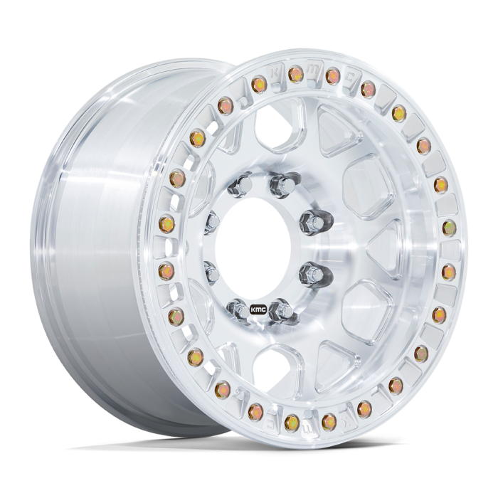 KMC KM450 MESA FORGED SLOTTED BEADLOCK 17X9 25 BLANK RAW MACHINED