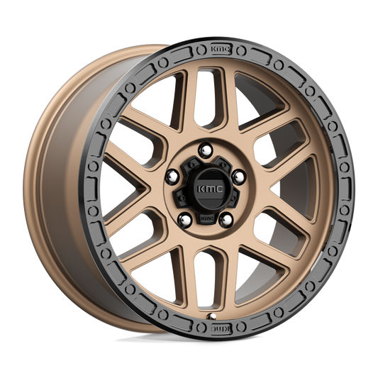 KMC KM544 MESA 18x9 25 5x150 MATTE BRONZE W/ BLACK LIP
