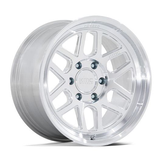 KMC KM446 MESA FORGED MONOBLOCK 18x9 -12 6x139.7 RAW MACHINED