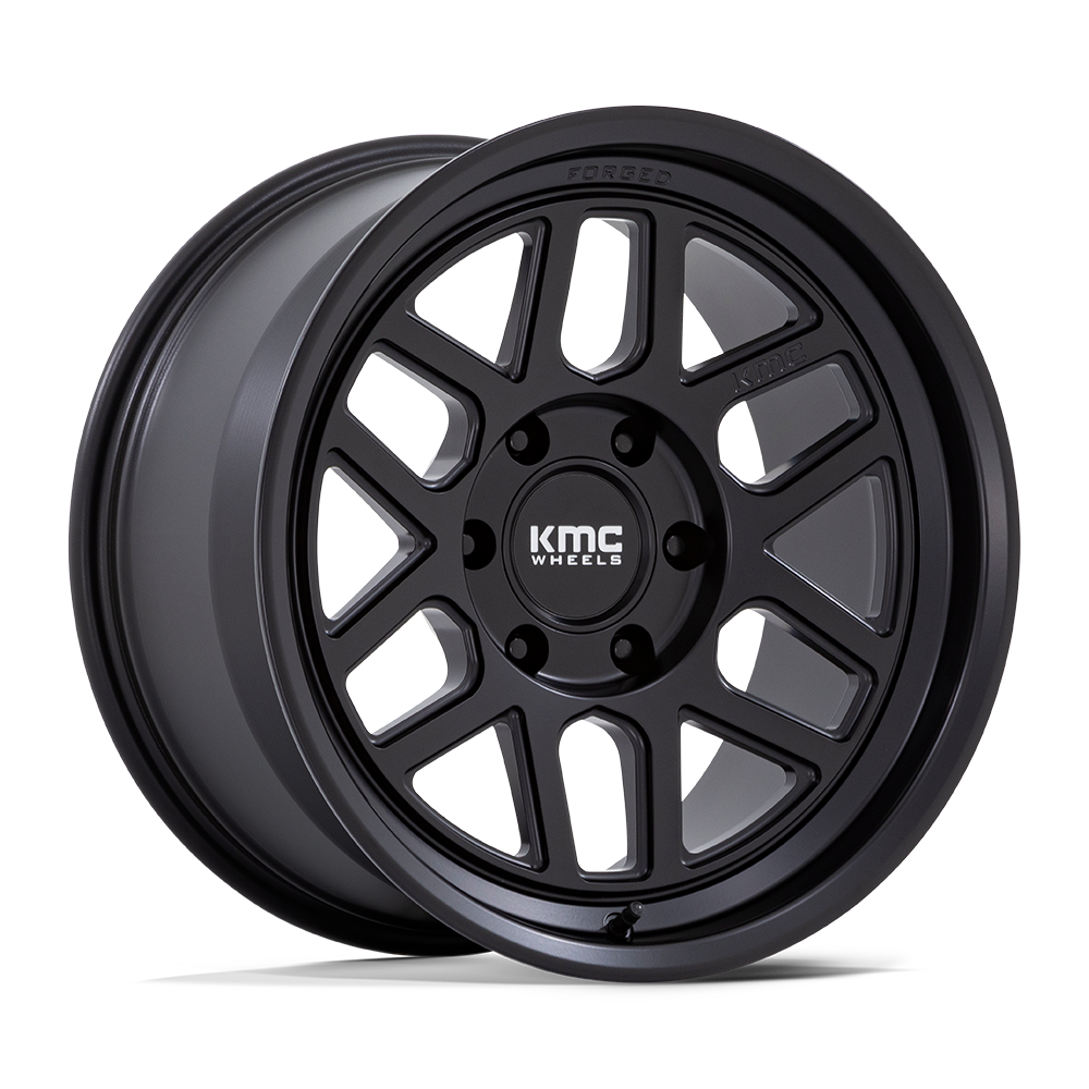 KMC KM446 MESA FORGED MONOBLOCK 18x9 0 6x135 SATIN BLACK