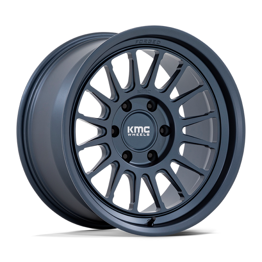 KMC KM447 IMPACT FORGED MONOBLOCK 17x8.5 0 6x135 METALLIC BLUE