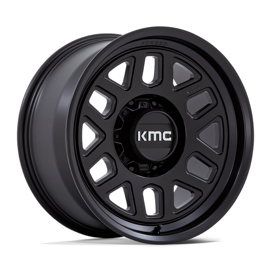 KMC KM451 MESA FORGED MONOBLOCK 18x9 -12 8x170 SATIN BLACK