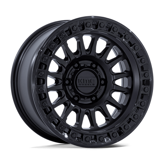 Kmc KM552 IMS - 20x9 0mm 5x127 MATTE BLACK W/ GLOSS BLACK LIP Wheel | KM552MB20905000