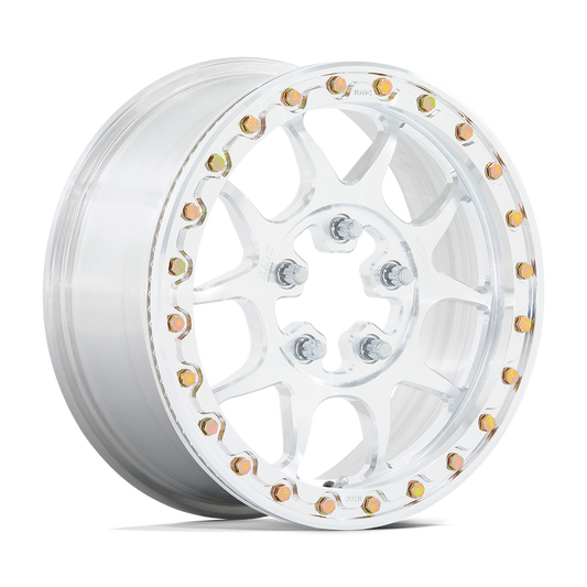 KMC POWERSPORTS KS437 TORO FORGED BEADLOCK 15x10 0 5x114.3 RAW MACHINED FORGED