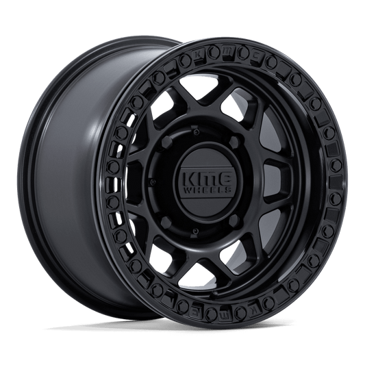 KMC POWERSPORTS KS241 TORX BEADLOCK 15X8 0 4X137 MATTE BLACK W/ GLOSS BLACK RG