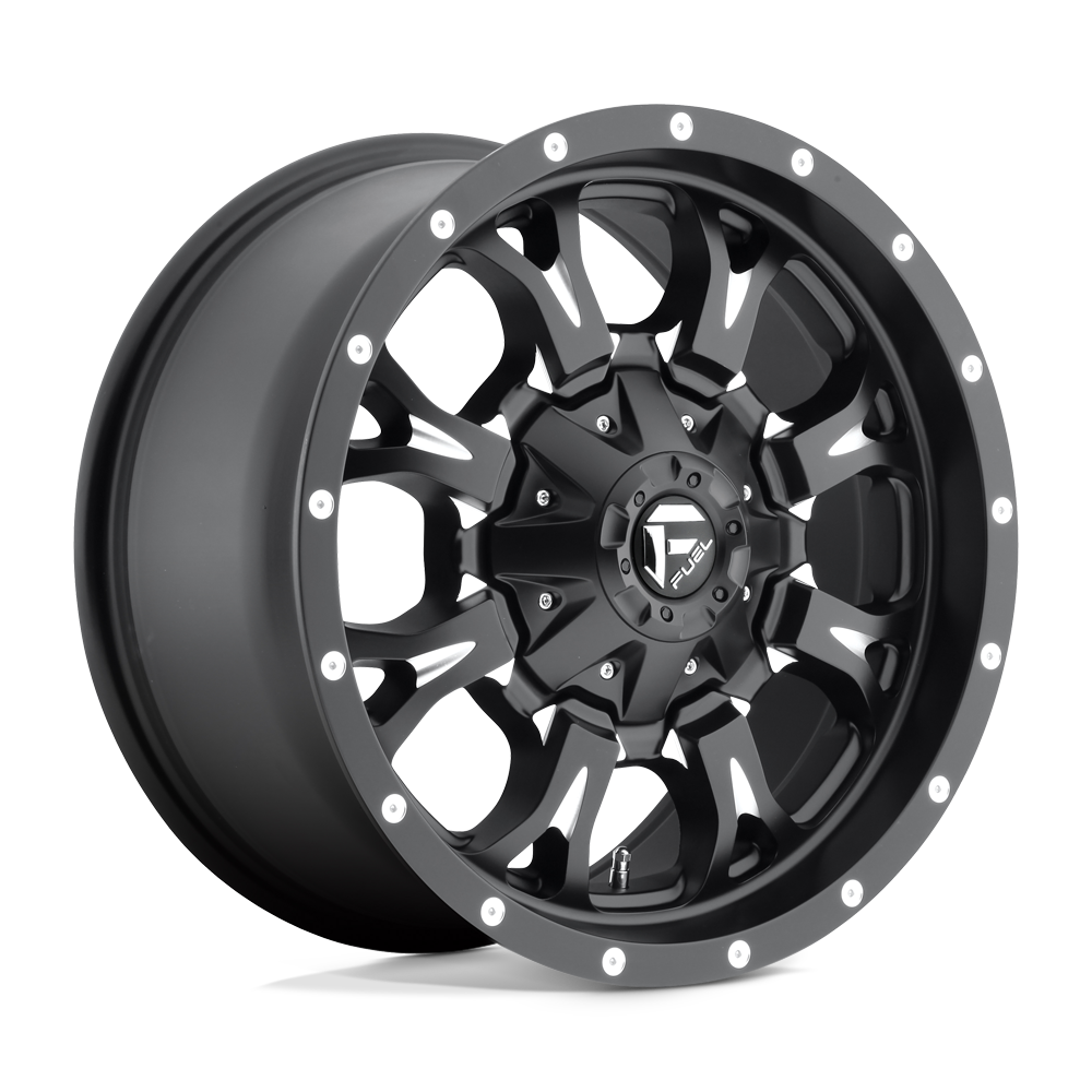 Fuel 1Pc D517 KRANK - 17x9 20mm 5x127/5x139.7 MATTE BLACK MILLED Wheel | D51717905757