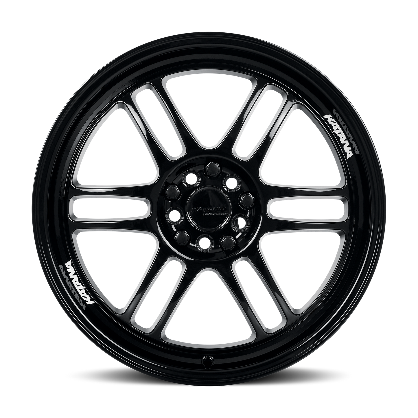 KATANA RACING KR02 18X8 40 5X120/5X114.3 GLOSSY BLACK