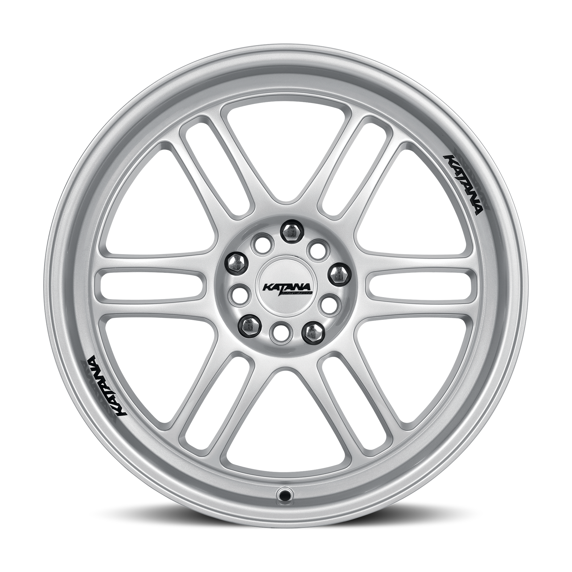 KATANA RACING KR02 18X8 40 5X112/5X114.3 GLOSSY SLIVER