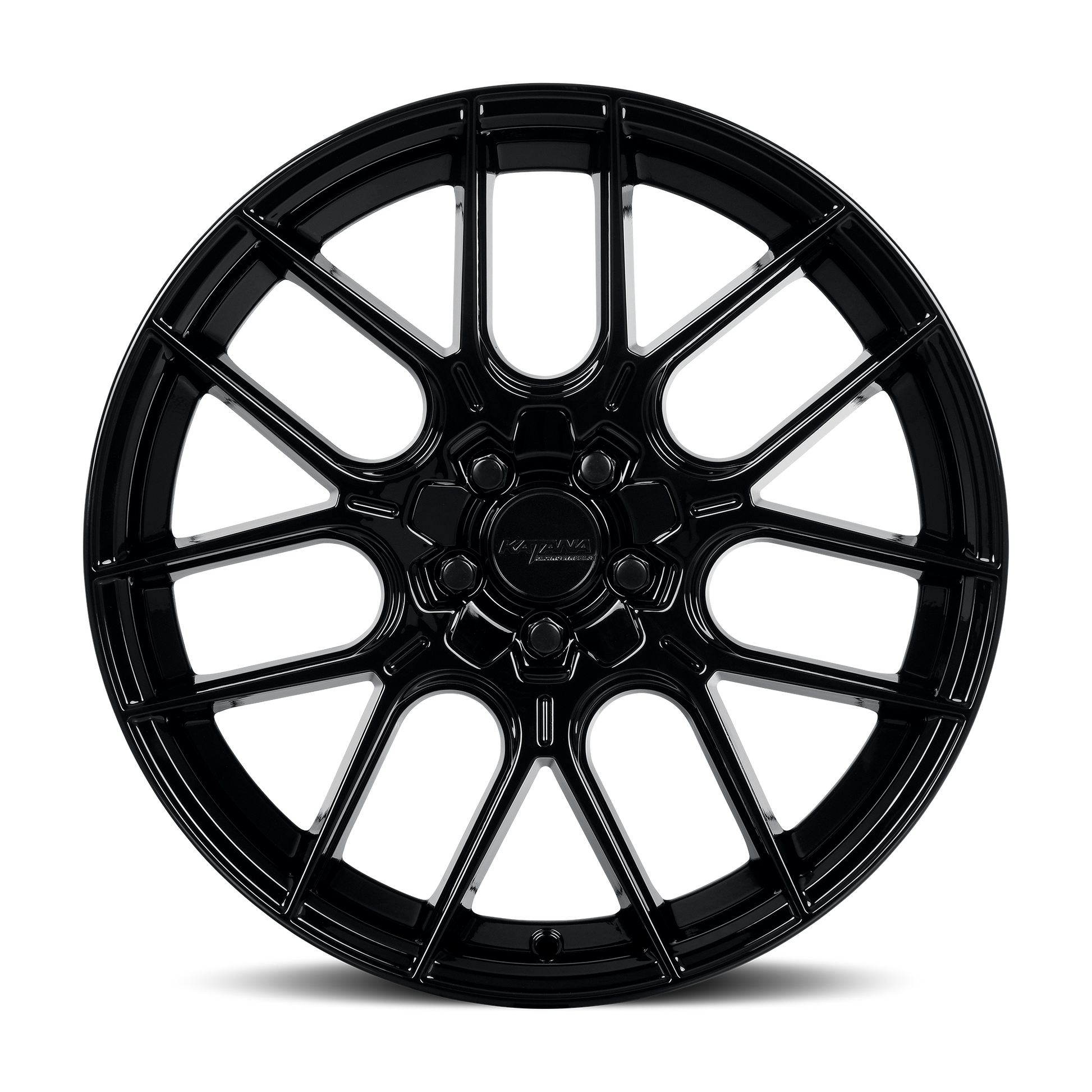 KATANA RACING KR04 20X8.5 40 5X112/5X114.3 GLOSSY BLACK
