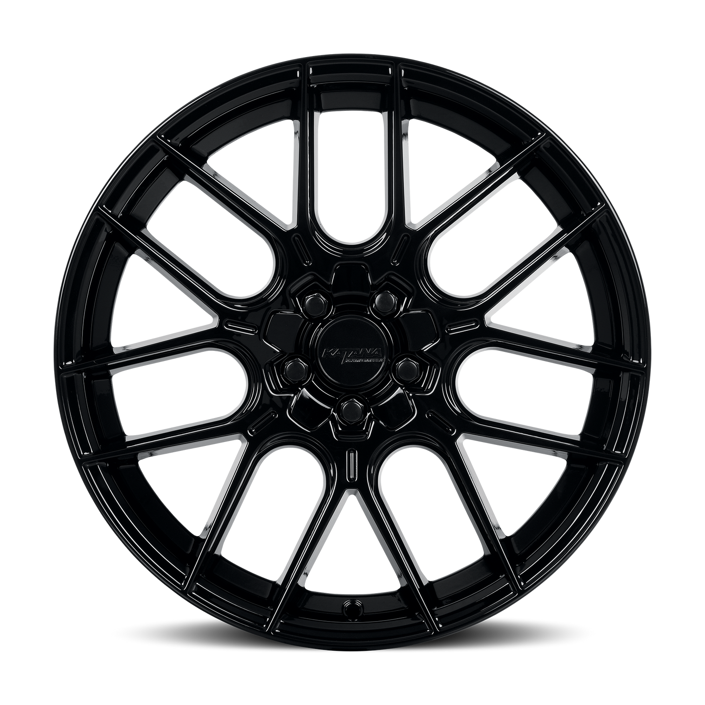 KATANA RACING KR04 20X8.5 40 5X108/5X114.3 GLOSSY BLACK