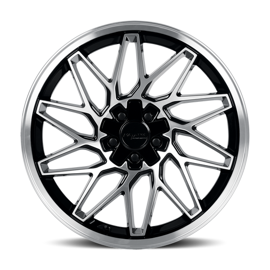 KATANA RACING KR09 18X8 40 5X100/5X114.3 GLOSSY BLACK MACHINED FACE