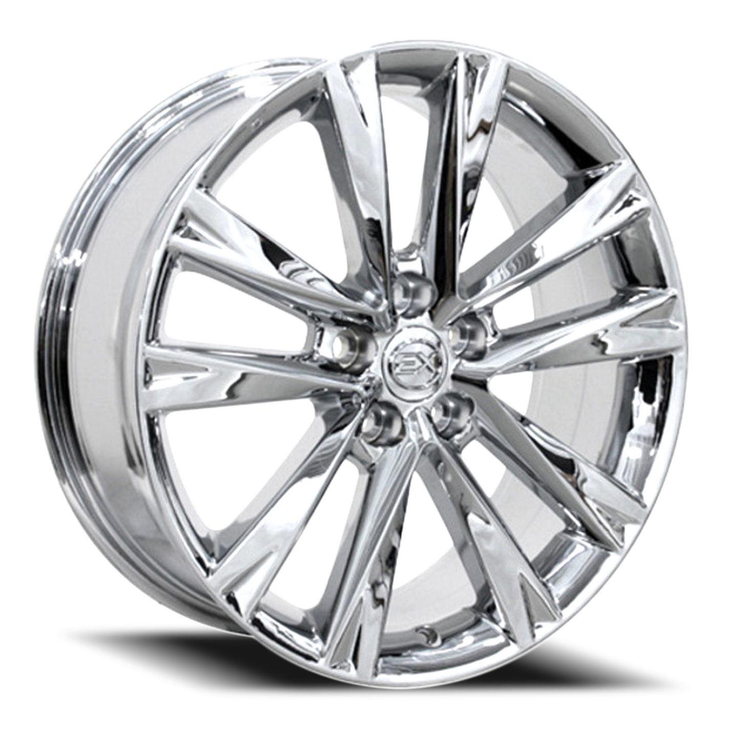 19" Replica Wheel LX24 Fits Lexus 19x7.5 Chrome Wheel