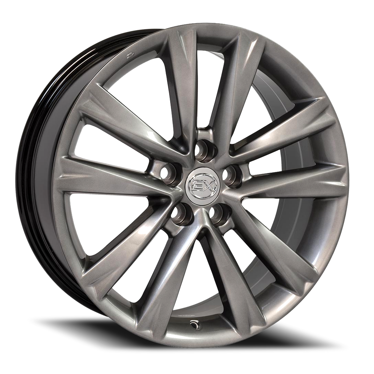 19" Replica Wheel LX24 Fits Lexus 19x7.5 Hyper Silver Wheel