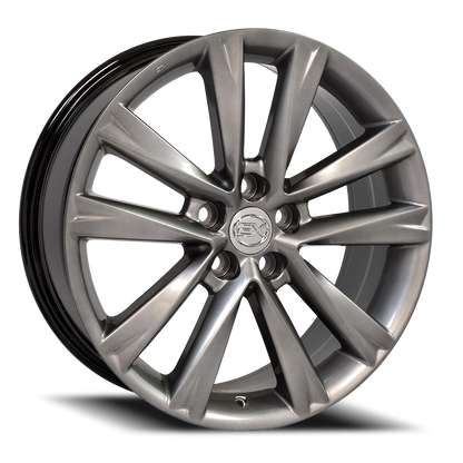 19" Replica Wheel LX24 Fits Lexus 19x7.5 Hyper Silver Wheel