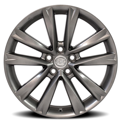 19" Replica Wheel LX24 Fits Lexus 19x7.5 Hyper Silver Wheel