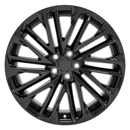 20" Replica Wheel LX58 Fits Lexus 20x8 Black Wheel