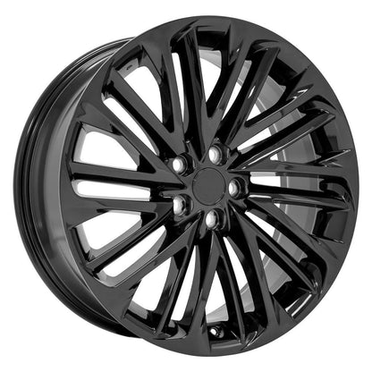 20" Replica Wheel LX58 Fits Lexus 20x8 Black Wheel