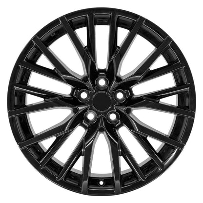 20" Replica Wheel LX59 Fits Lexus 20x8 Black Wheel