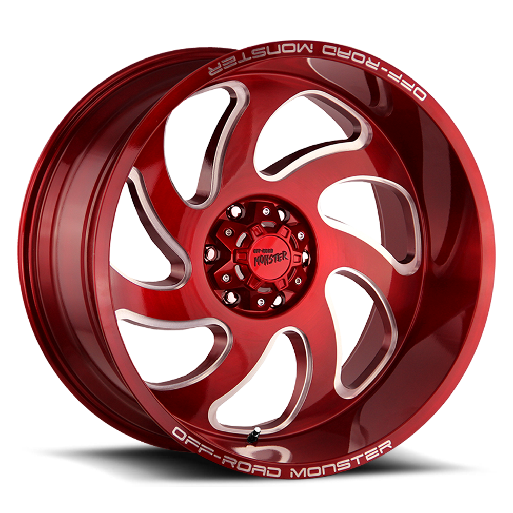 OFF ROAD MONSTER M07 M07 22X12 NEG 44MM 8X165.1 CANDY RED | M07212865N44R