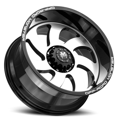 OFF ROAD MONSTER M07 M07 20X10 NEG 19MM 8X165.1 GLOSS BLACK MACHINED | M070865N19GBM