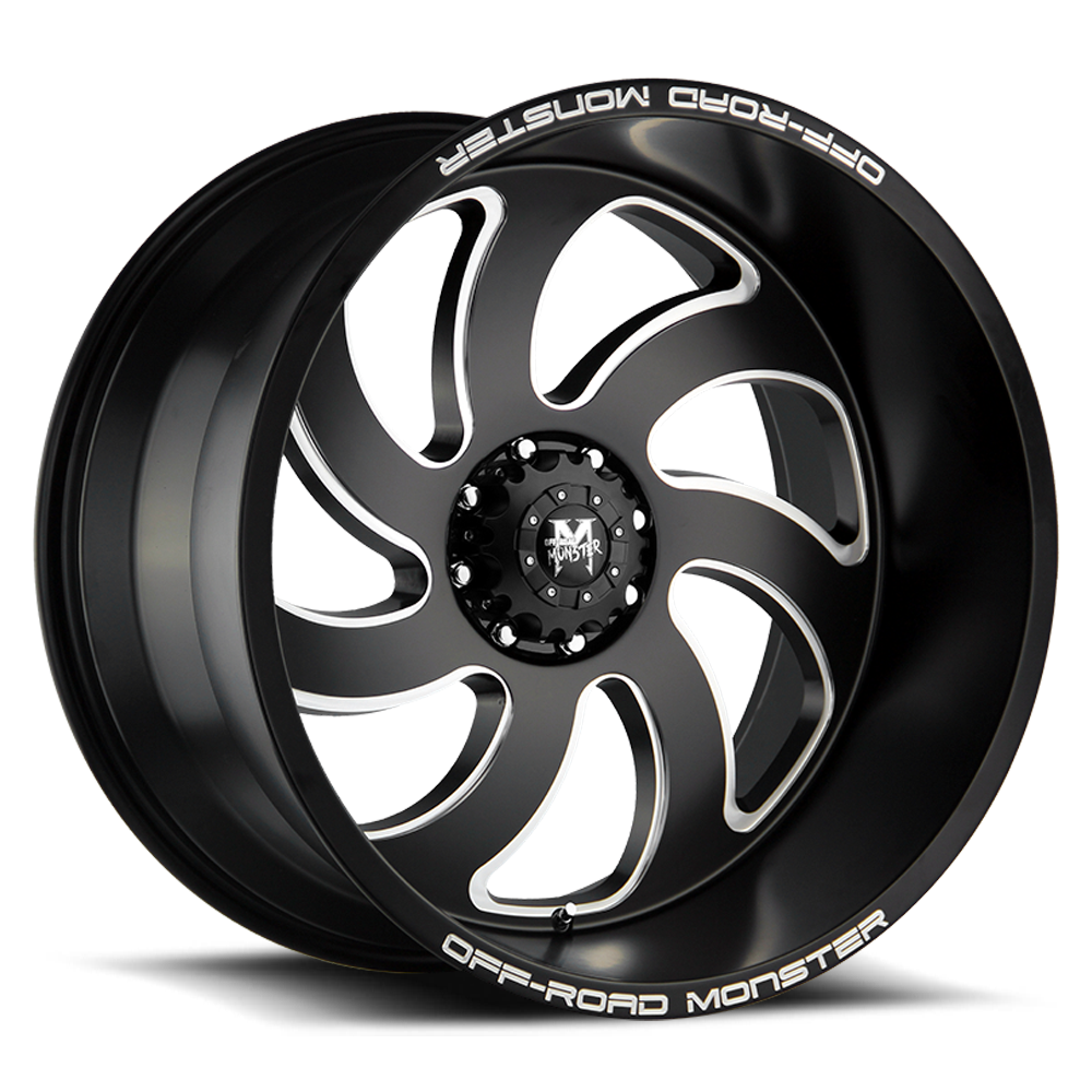 OFF ROAD MONSTER M07 M07 20X10 NEG 19MM 6X135 FLAT BLACK MILLED | M070635N19BML