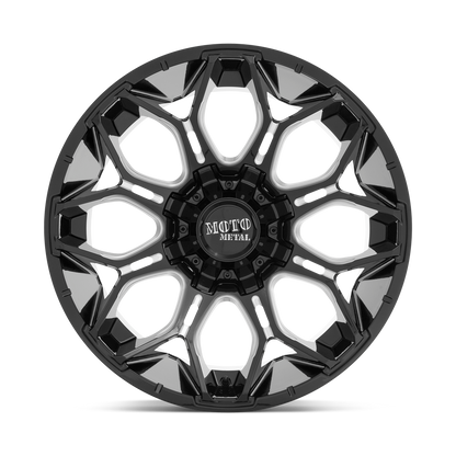 Moto Metal MO808 SNIPER 20X10 -18 6X135/6X139.7 Gloss Black Milled