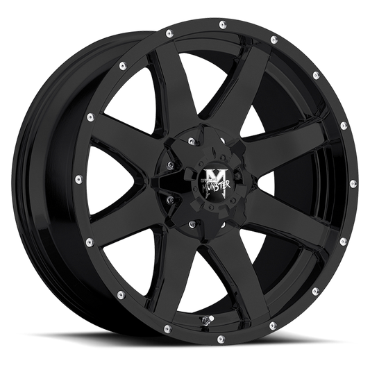 OFF ROAD MONSTER M08 M08 20X12 NEG 44MM 6X135/6X139.7 FLAT BLACK | M08012607N44B