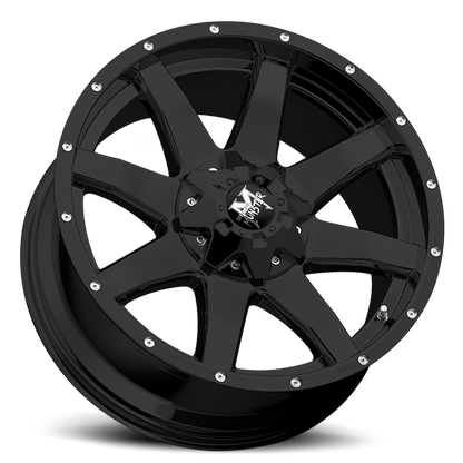 OFF ROAD MONSTER M08 M08 20X12 NEG 44MM 8X165.1/8X170 FLAT BLACK | M08012867N44B