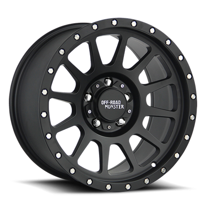 OFF ROAD MONSTER M10 M10 17X9 0MM 6X139.7 FLAT BLACK | M10763900B