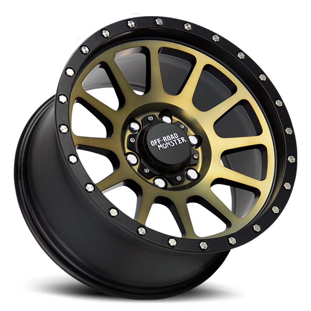 OFF ROAD MONSTER M10 M10 17X9 0MM 6X139.7 FLAT BLACK MACHINED BRONZE | M10763900BBZ