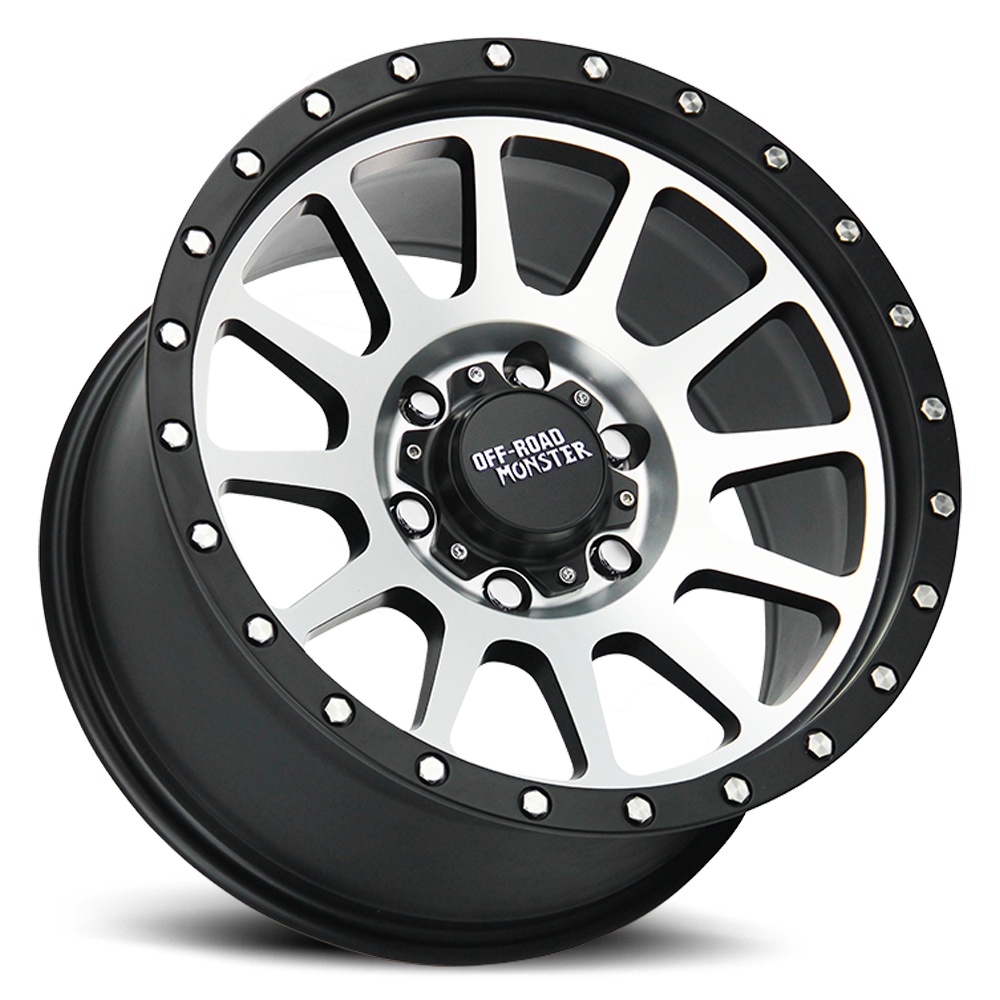 OFF ROAD MONSTER M10 M10 17X9 0MM 6X139.7 FLAT BLACK MACHINED | M10763900BM
