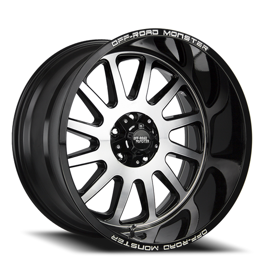 OFF ROAD MONSTER M17 M17 17X9 0MM 5X127 GLOSS BLACK MACHINED | M17752700GBM