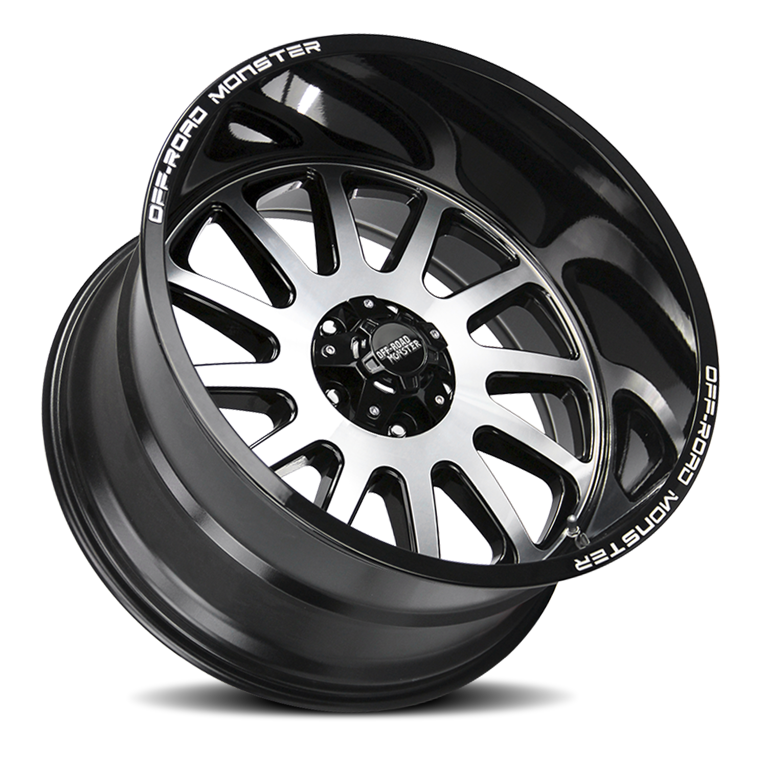 OFF ROAD MONSTER M17 M17 22X12 NEG 44MM 6X139.7 GLOSS BLACK MACHINED | M17212639N44GBM