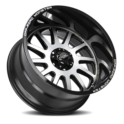 OFF ROAD MONSTER M17 M17 22X12 NEG 44MM 6X139.7 GLOSS BLACK MACHINED | M17212639N44GBM