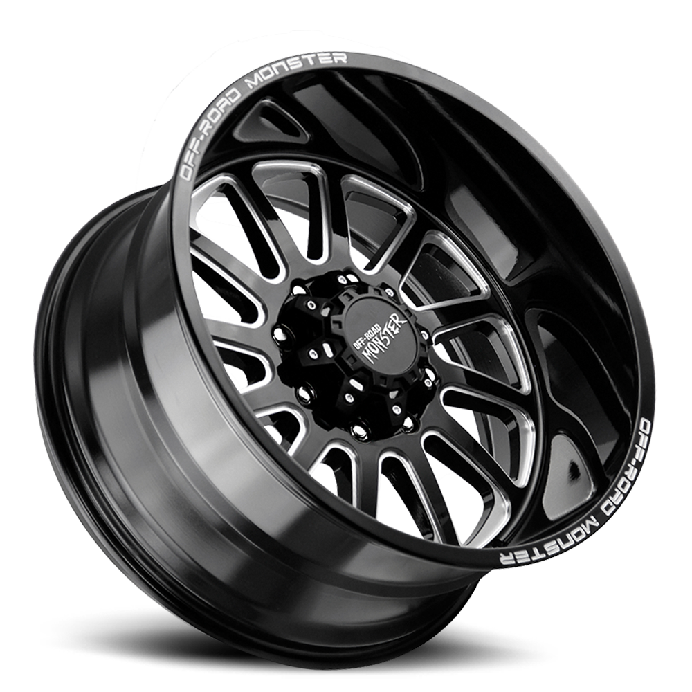 OFF ROAD MONSTER M17 M17 22X12 NEG 44MM 8X165.1 GLOSS BLACK MILLED | M17212865N44GBML