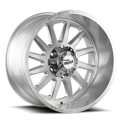 OFF ROAD MONSTER M17 M17 17X9 0MM 5X127 BRUSHED FACE SILVER | M17752700BFS