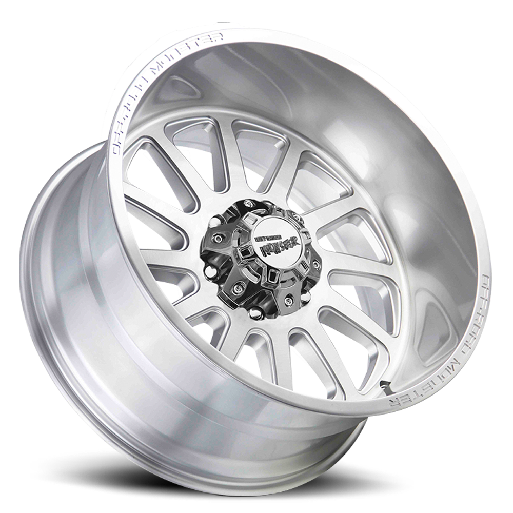 OFF ROAD MONSTER M17 M17 17X9 0MM 5X127 BRUSHED FACE SILVER | M17752700BFS