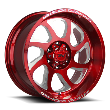 OFF ROAD MONSTER M22 M22 22X12 NEG 44MM 5X127 CANDY RED | M22212527N44R