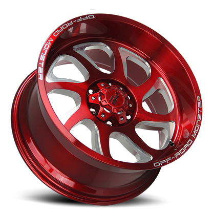 OFF ROAD MONSTER M22 M22 22X12 NEG 44MM 8X165.1 CANDY RED | M22212865N44R