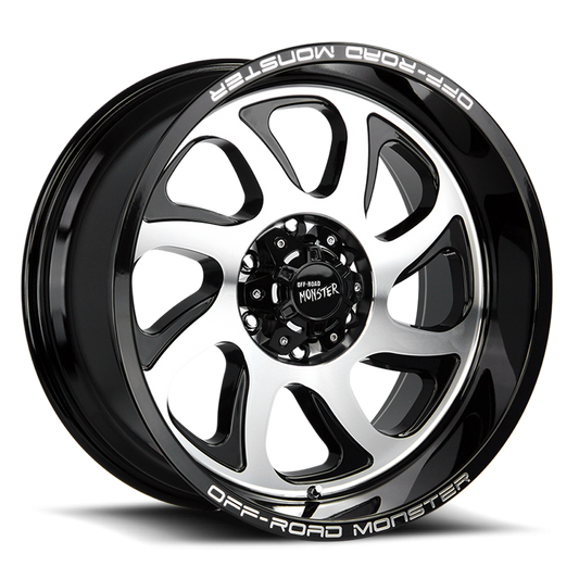OFF ROAD MONSTER M22 M22 22X12 NEG 44MM 6X135 GLOSS BLACK MACHINED | M22212635N44GBM