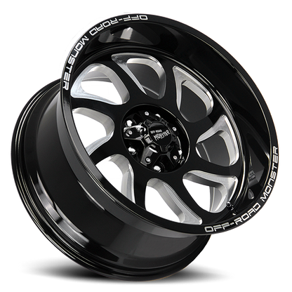 OFF ROAD MONSTER M22 M22 22X12 NEG 44MM 6X135 GLOSS BLACK MILLED | M22212635N44GBML