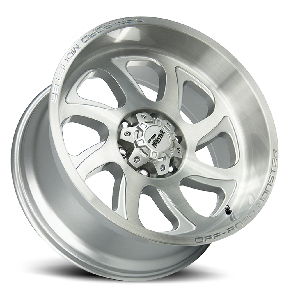 OFF ROAD MONSTER M22 M22 20X10 NEG 19MM 6X139.7 BRUSHED FACE SILVER | M220639N19BFS