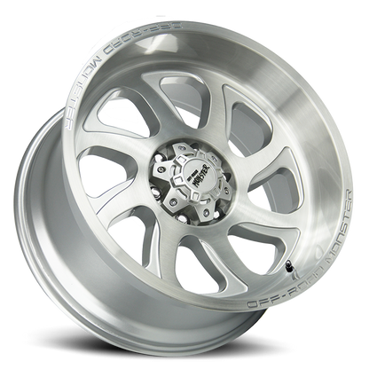 OFF ROAD MONSTER M22 M22 20X10 NEG 19MM 6X139.7 BRUSHED FACE SILVER | M220639N19BFS